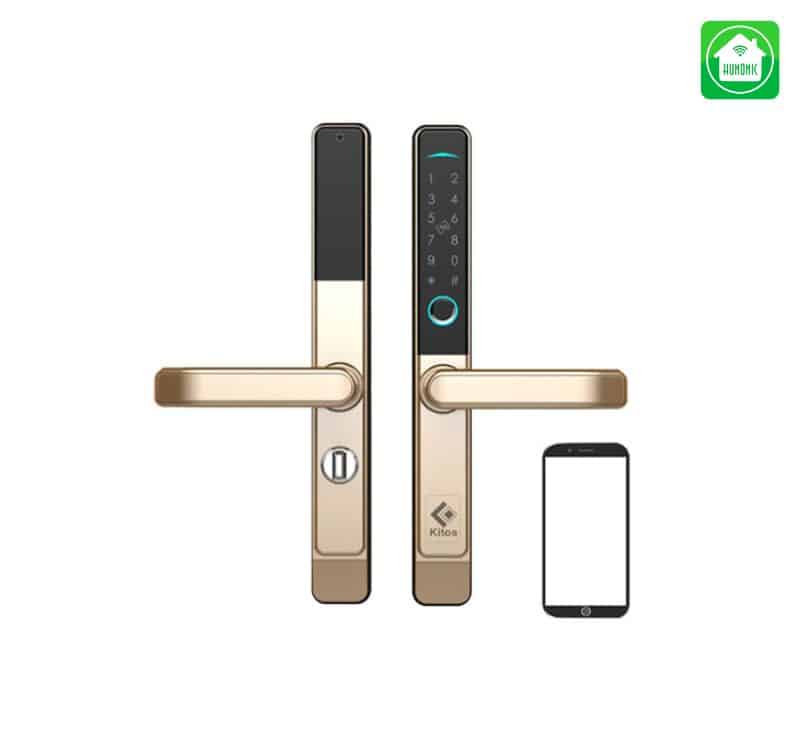 Khóa điện tử cửa nhôm Kitos KT - AL38 PLus vơi thiết kế nhỏ gọn
