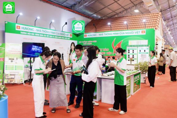 Hunonic khuấy động không gian công nghệ tại Vietbuild TP. HCM 2025