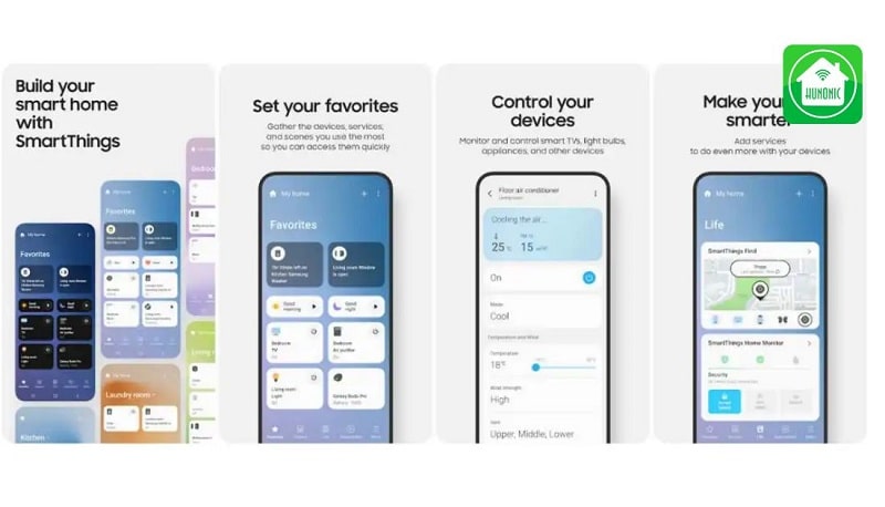 Mọi thiết bị có thể kết nối với ứng dụng của Samsung