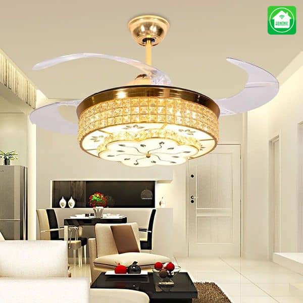 Quạt trần đèn giấu cánh 8691