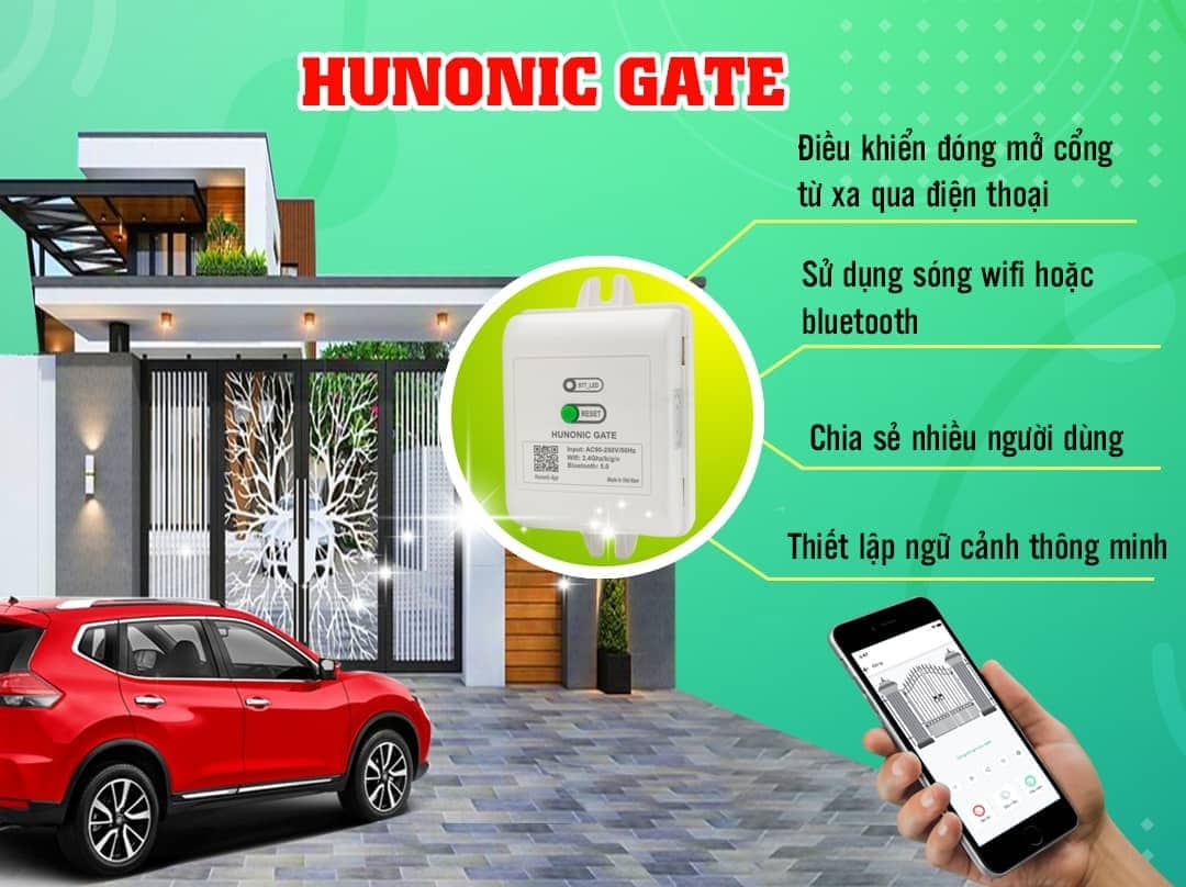 Cổng tự động Hunonic gate