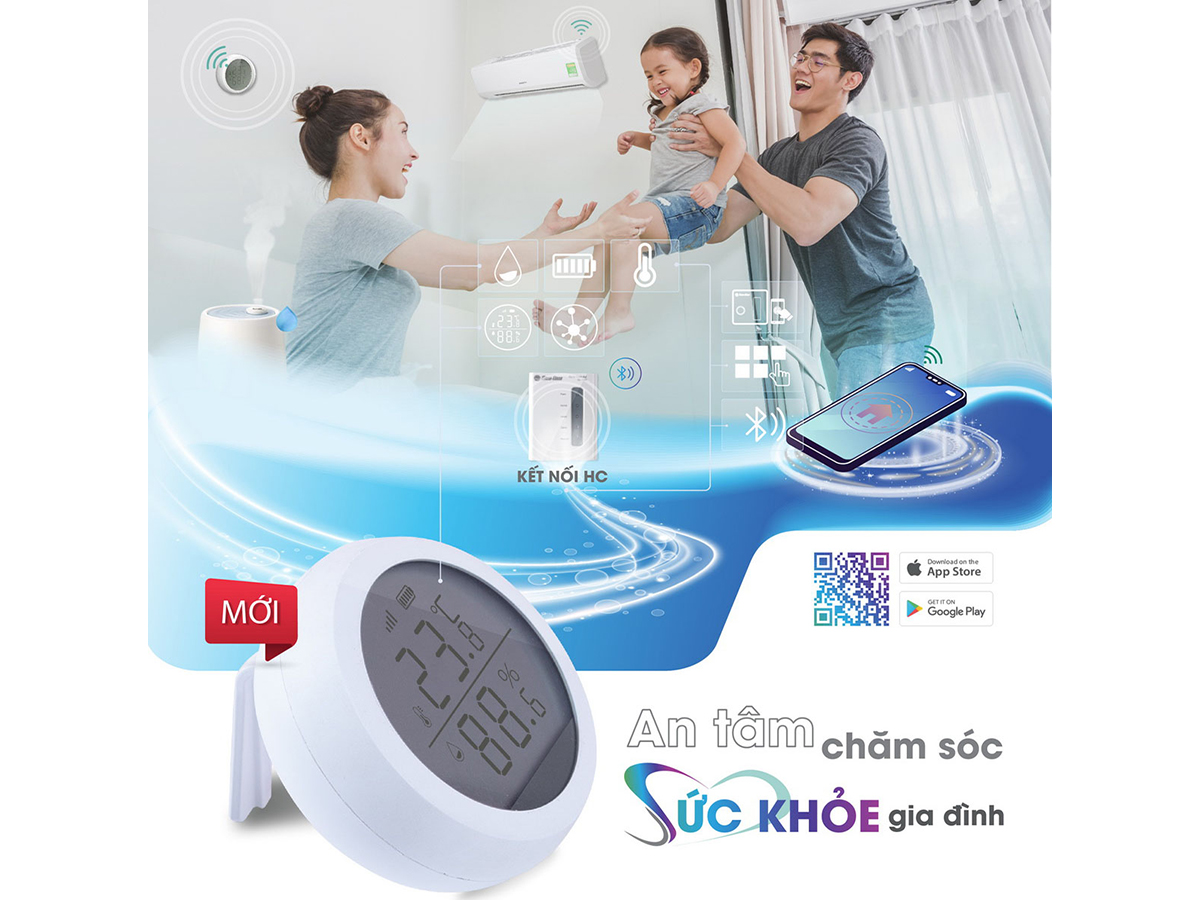 Bộ cảm biến nhiệt độ, độ ẩm 2