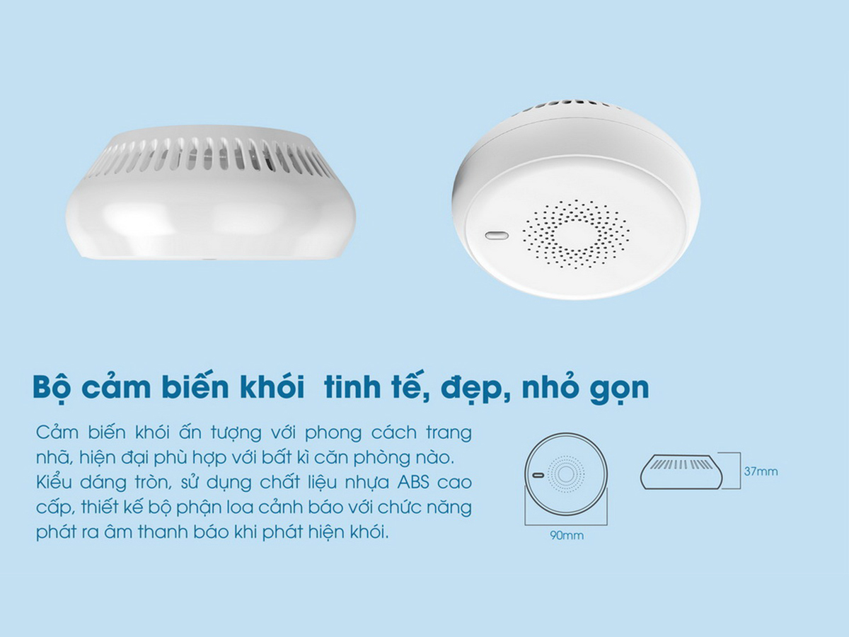 Bộ cảm biến khói CB06.SM.BLE 4