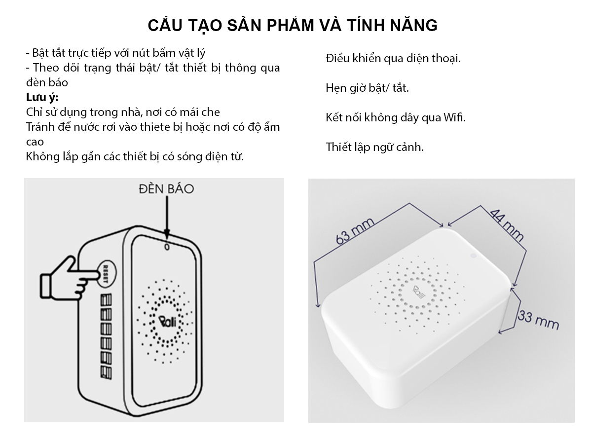 Công Tắc Chuyển Mạch CT.WF.ON OFF 6