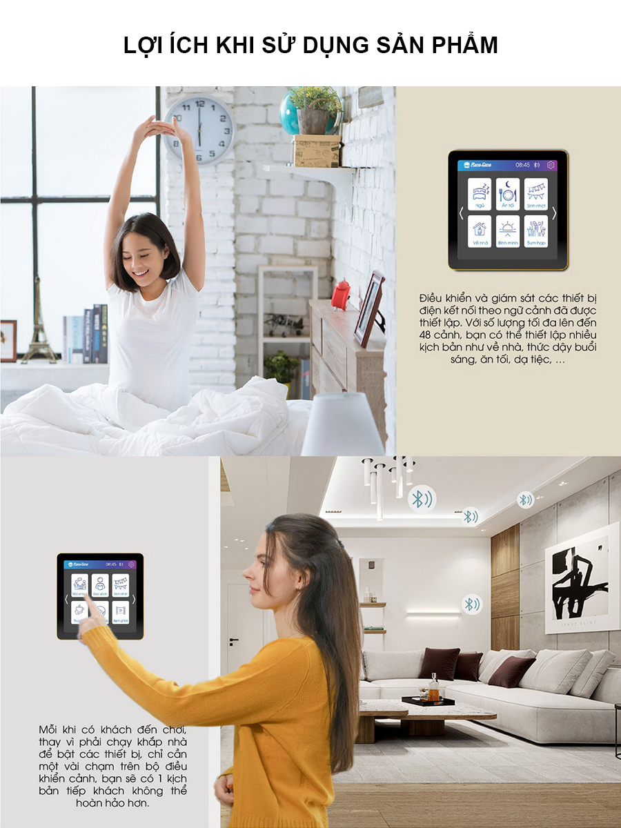 Bảng điều khiển cảnh đa năng · ĐK02.TP.BLE 3