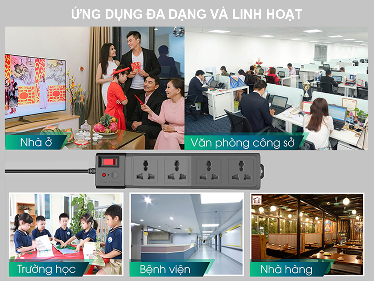 Ổ cắm đa năng chống giật Ổ cắm đa năng chống giật