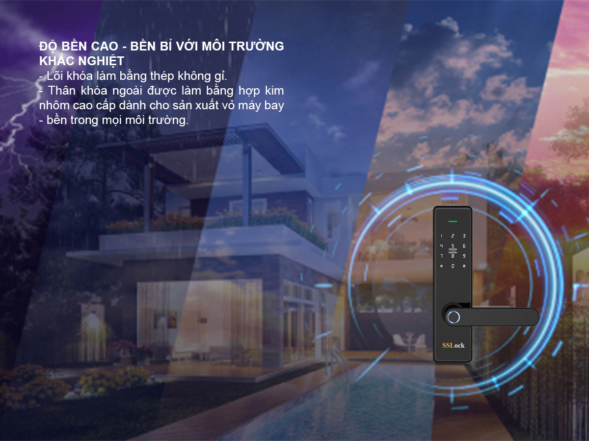 Khóa cửa thông minh U761-FACP - Ảnh 4 Khóa cửa thông minh U761-FACP - Ảnh 4