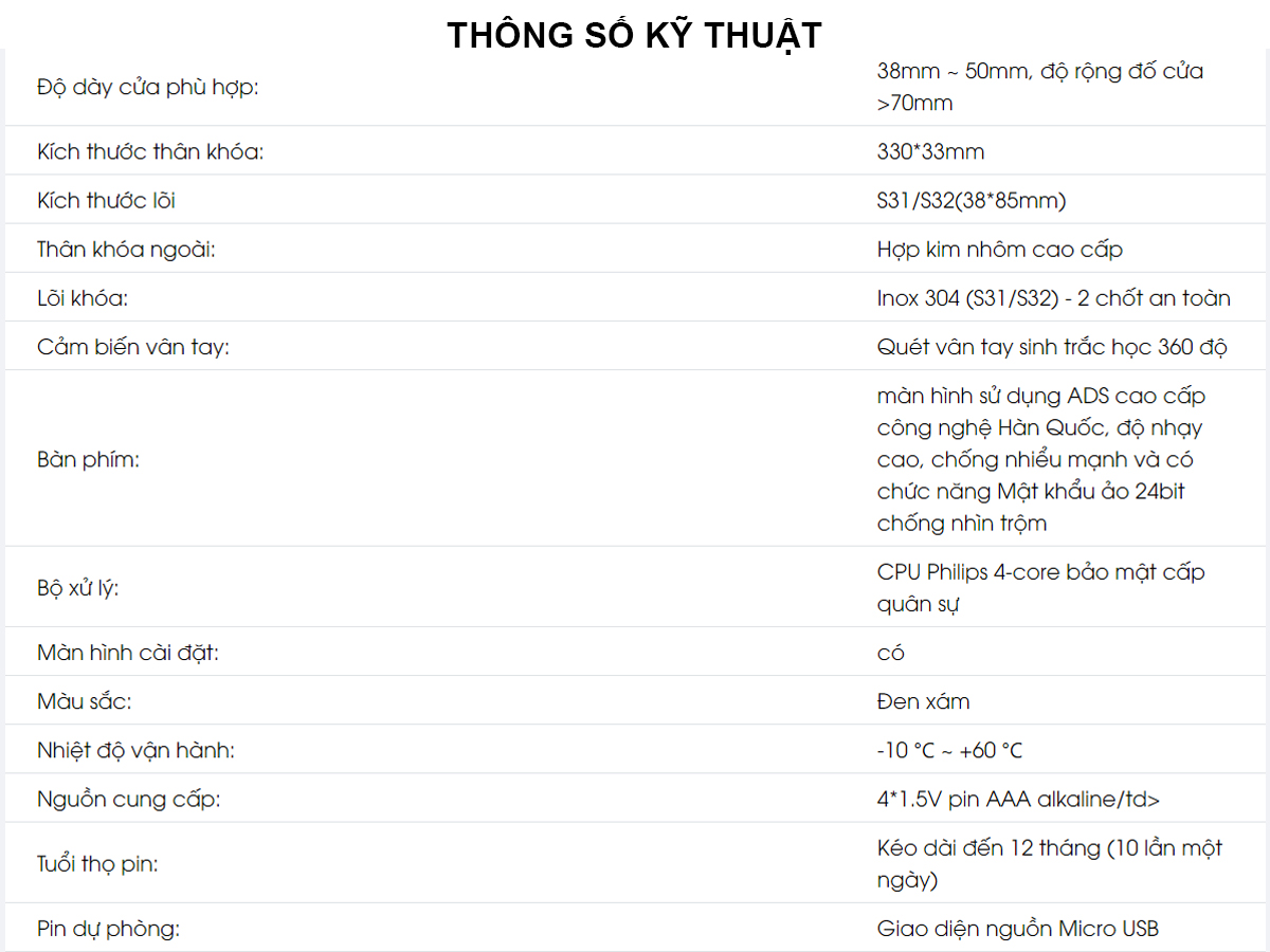 Khóa cửa thông minh AG101-FACP - Ảnh 4 Khóa cửa thông minh AG101-FACP - Ảnh 4