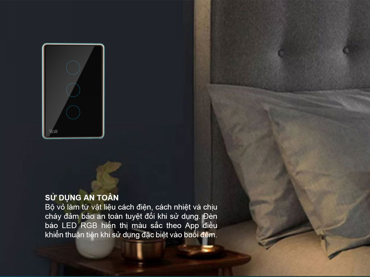 Công tắc thông minh CTCU.BLE CN.03T MN Công tắc thông minh CTCU.BLE CN.03T MN