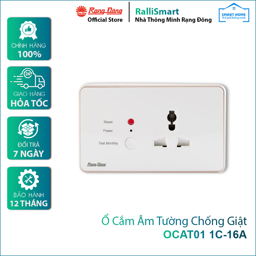 Ổ cắm âm tường chống giật Ổ cắm âm tường chống giật